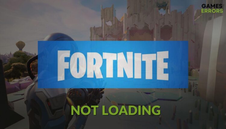 How can I fix fortnite not loading