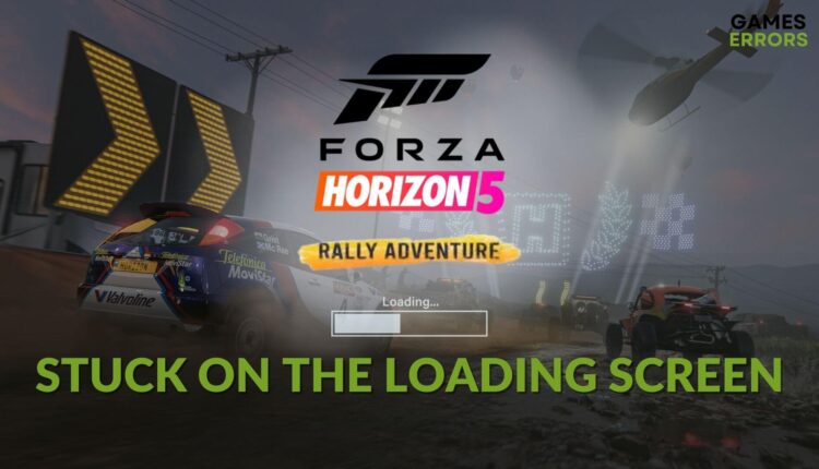 how to fix forza horizon 5 rally adventure stuck on loading screen