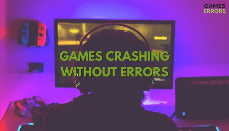 games crashing without error