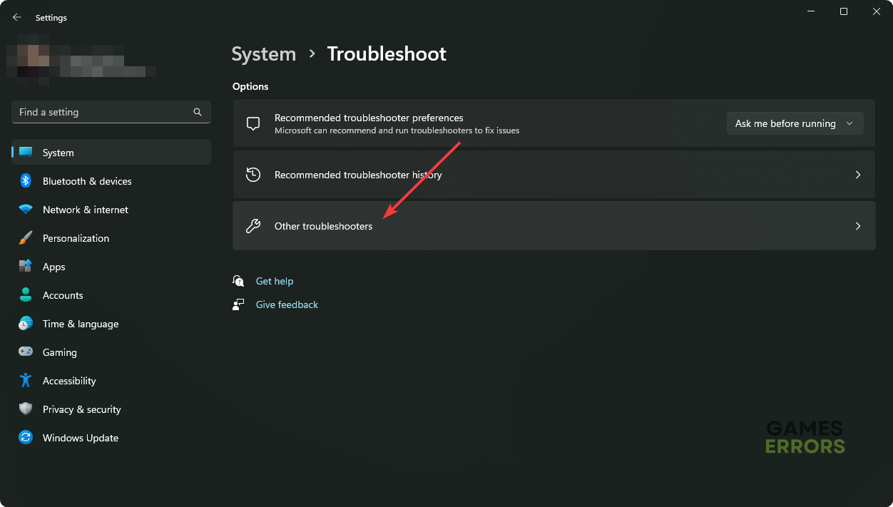 going other troubleshooters windows 11