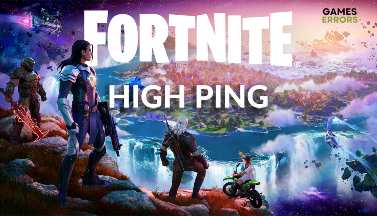 High ping Fortnite