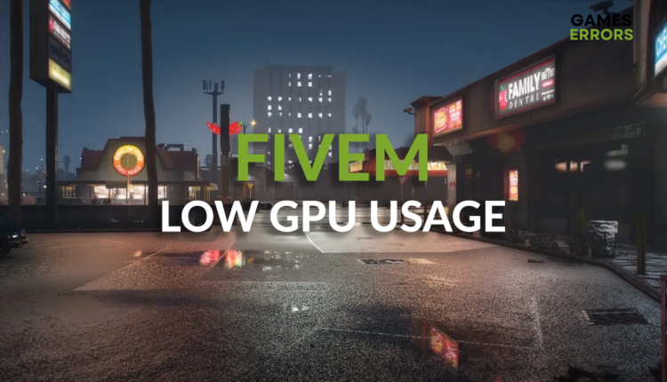 low gpu usage fivem