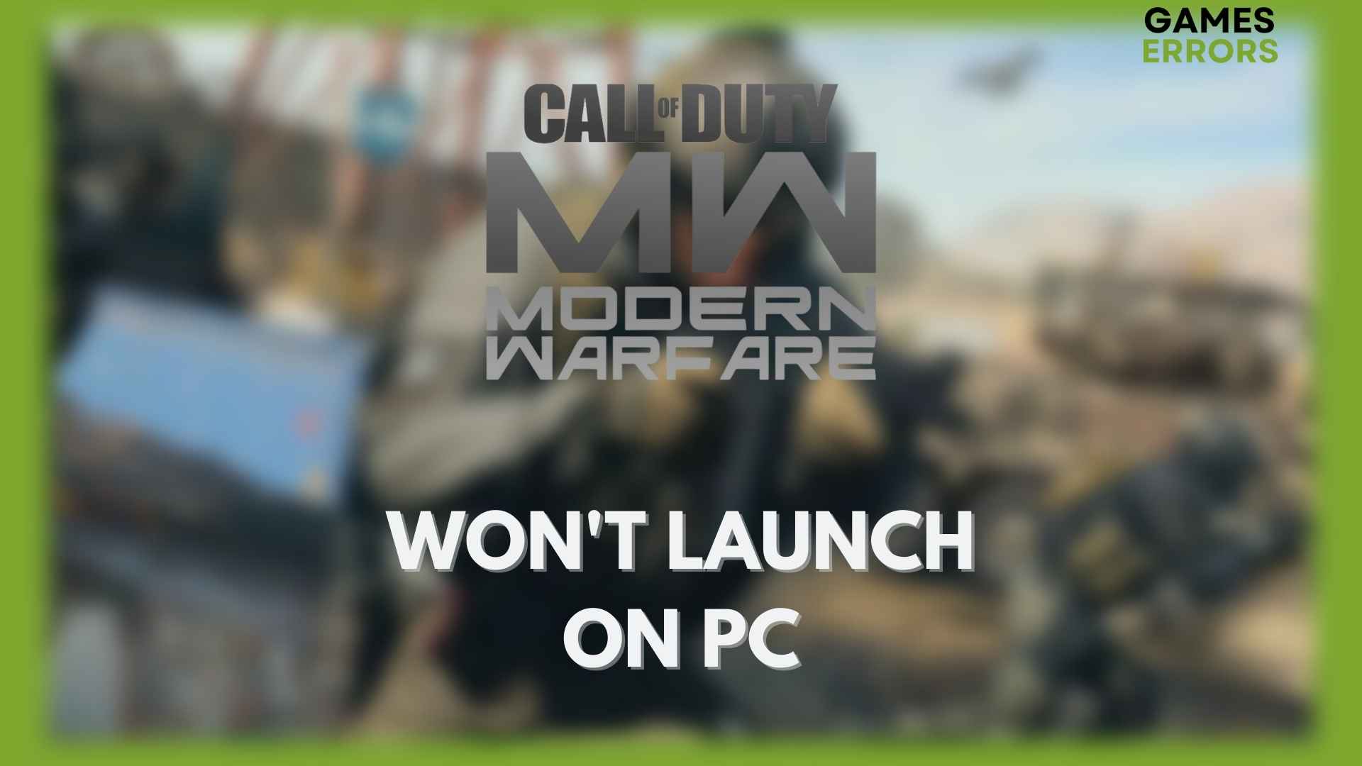 fix modern warfare won't launch pc