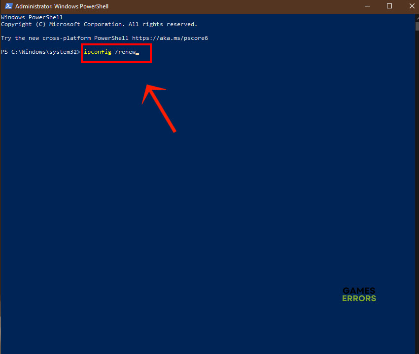 Renew DNS in powershell