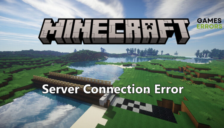 Minecraft server connection error