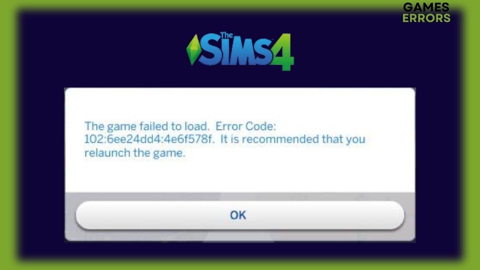 Sims 4 Error Code 102 How to Fix it Quickly