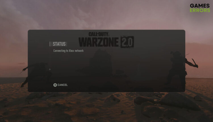 How to Fix warzone 2 connecting to Xbox network