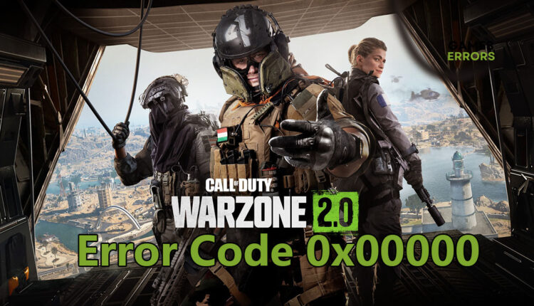 error code 0x00000 warzone