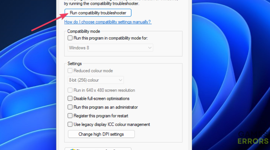 Run compatibility troubleshooter button this app can't run on your pc sims 4