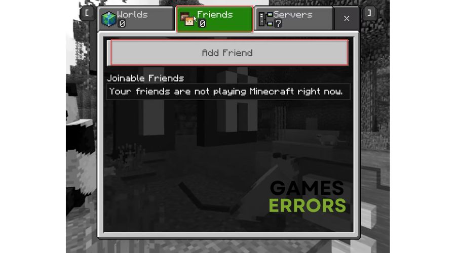 Minecraft Re-add Friend