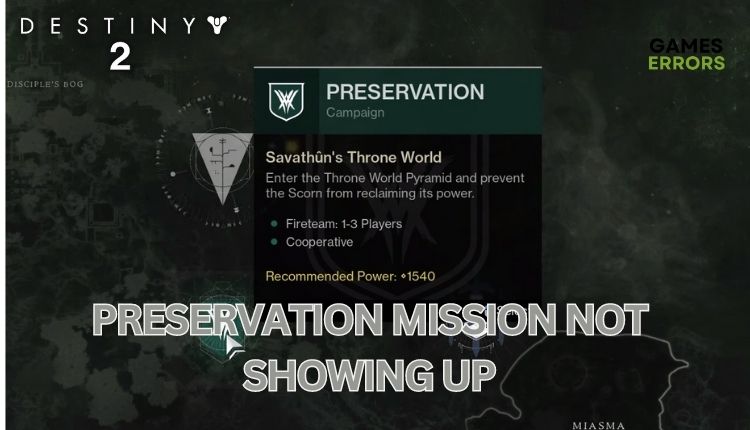 Preservation Mission Featured Image