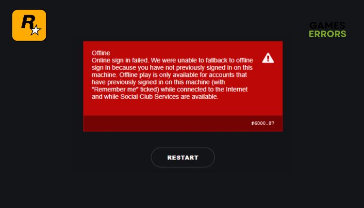 rockstar games launcher offline mode hatası