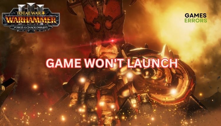 TW Warhammer 3 Won't launch Featured Image