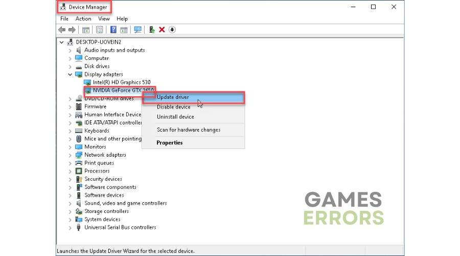 Age of Wonders 4 DirectX Error - Update GPU driver