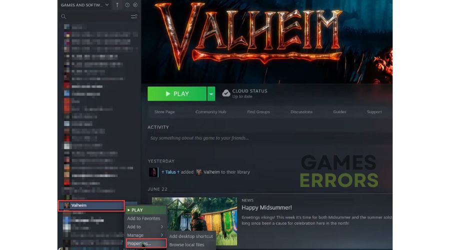 Valheim Properties