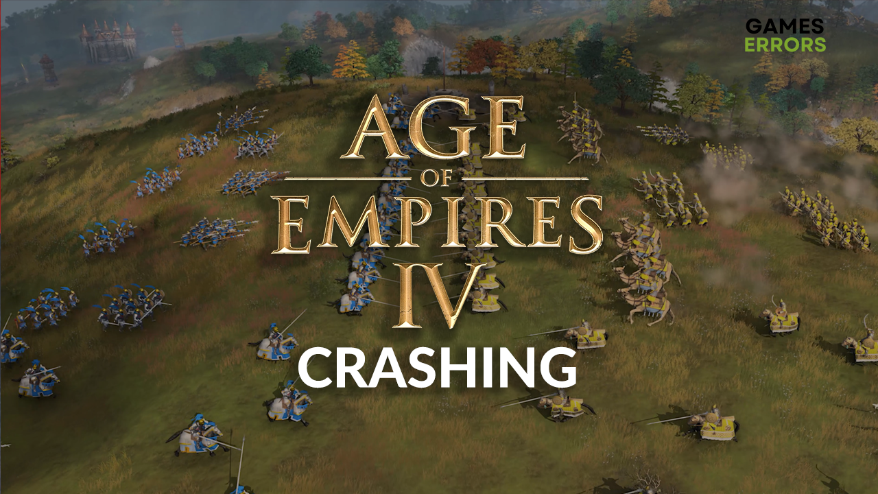 Age of Empires 4 crashing