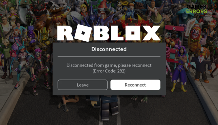 error code 282 Roblox