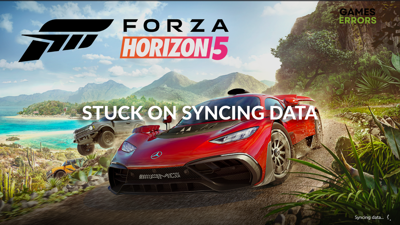 Forza Horizon 5 stuck on syncing data