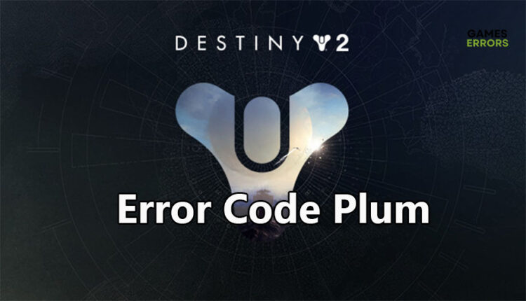 destiny 2 error code plum