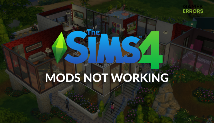 Sims 4 mods not working