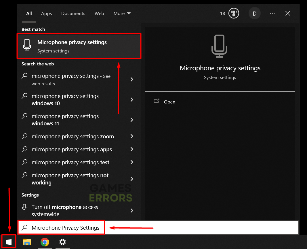 windows icon microphone privacy