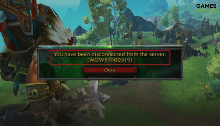 how to fix wow 51900 error 319