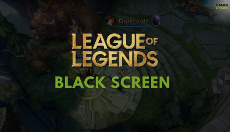 LOL black screen featured image