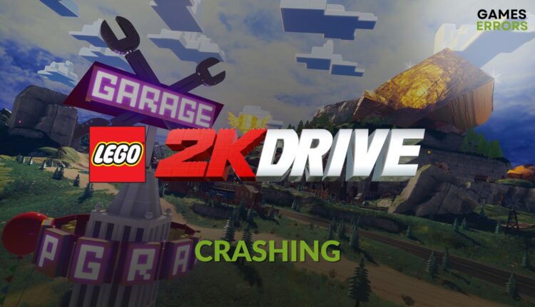 how to fix LEGO 2K Drive crashing