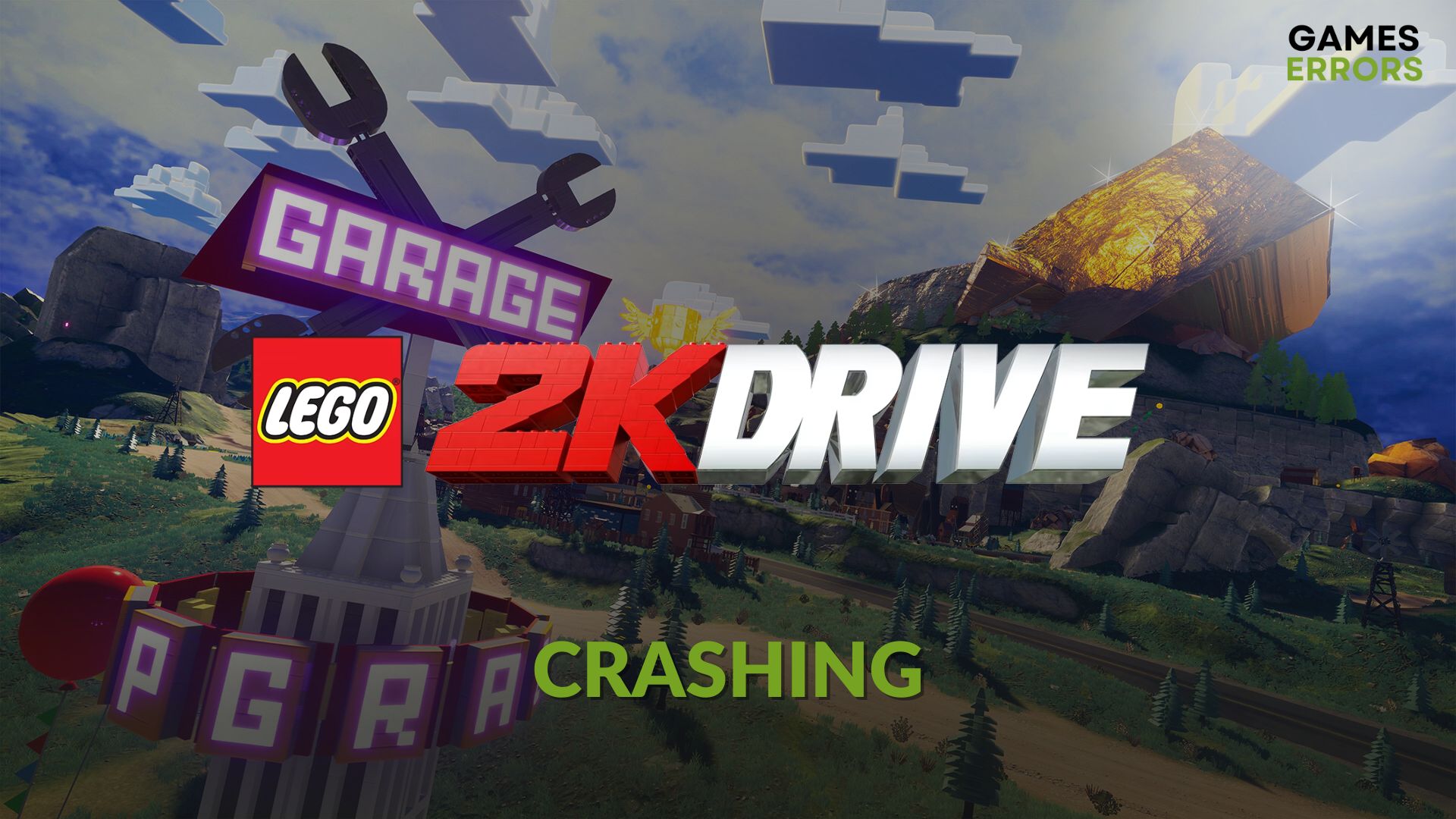 how to fix LEGO 2K Drive crashing