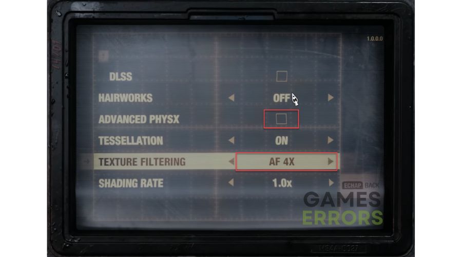 Metro Exodus Low FPS GPU Settings 3