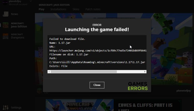 Minecraft Error downloading file Featured Image