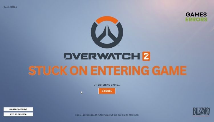 Overwatch 2 Error Entering Game Featured Image