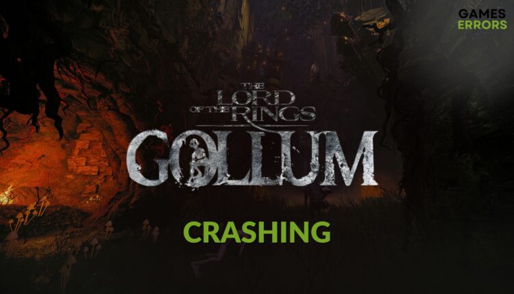 how to fix The Lord of the Rings Gollum crashing