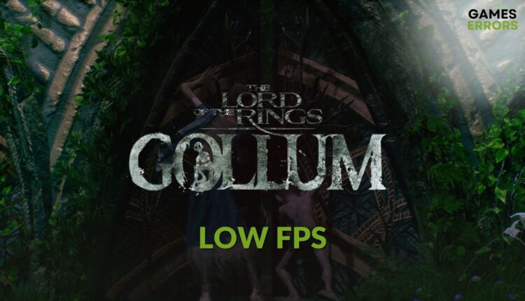 fix The Lord of the Rings: Gollum low fps on PC