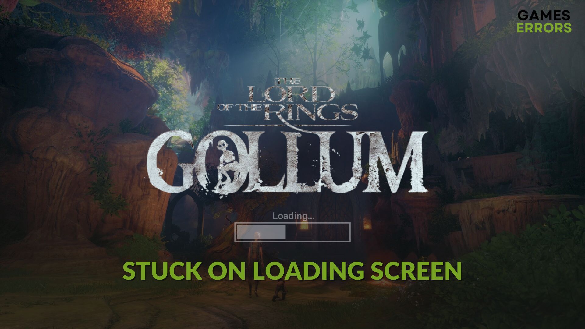 fix The Lord of the Rings: Gollum stuck on loading screen