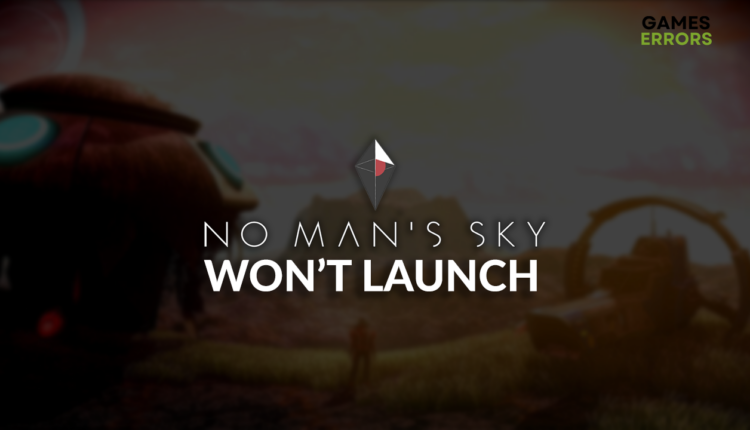 No Man's Sky won't launch