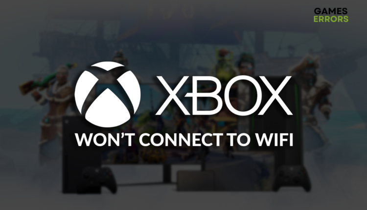 Xbox won't connect to WiFi