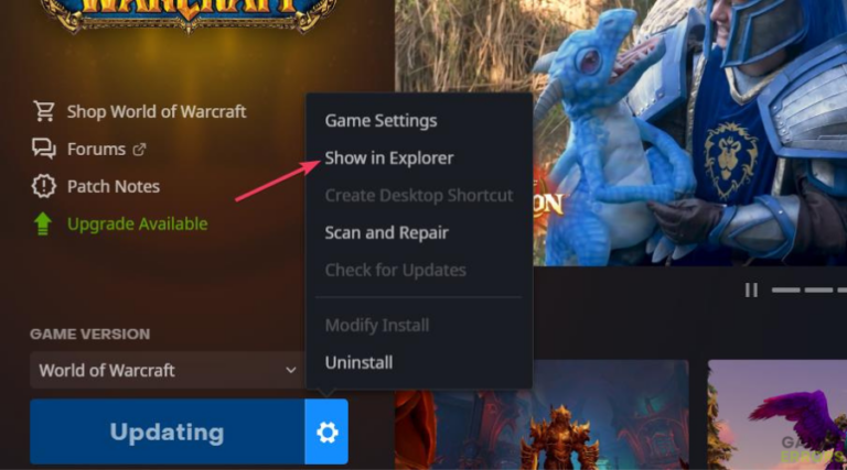 World of Warcraft Error Code BLZ51901016 [Fixed]