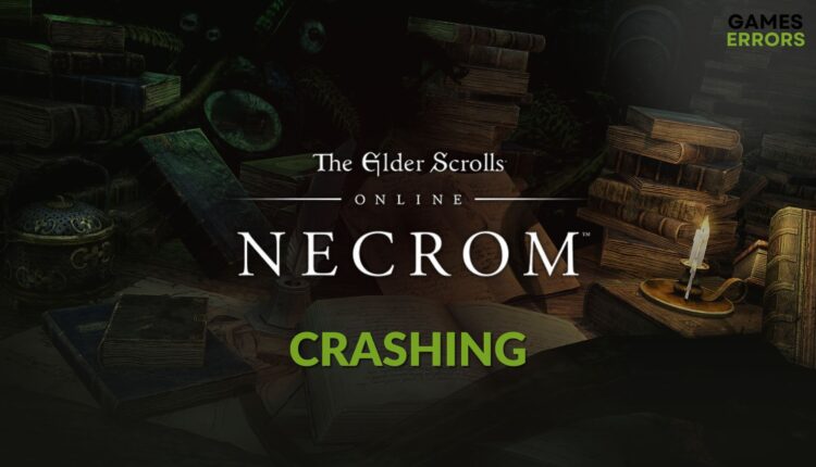 how to fix Elder Scrolls Online Necrom crashing