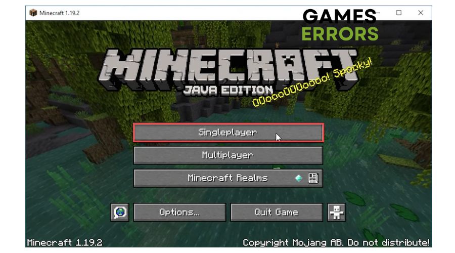 Minecraft "Failed to Authenticate your connection" error - Minecraft Singleplayer