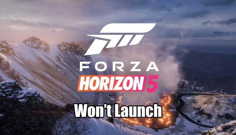 forza horizon 5 not launch