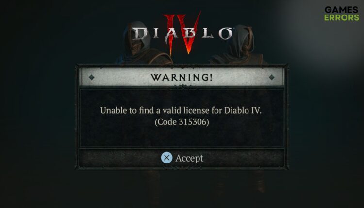 fix Unable to find a valid license for Diablo 4 PS5