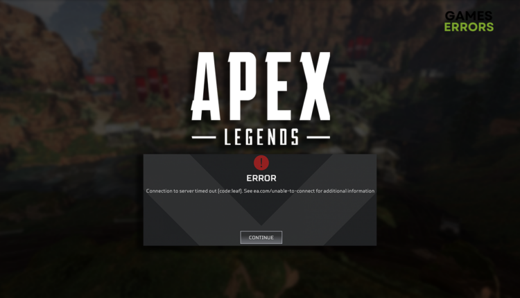 Apex Legends code Leaf