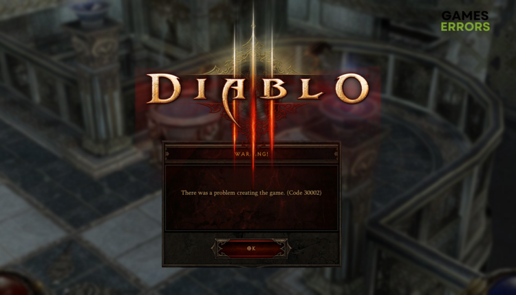 Diablo 3 error code 30002