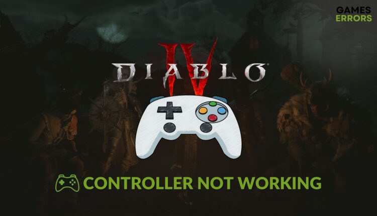 how to fix diablo 4 controller not working