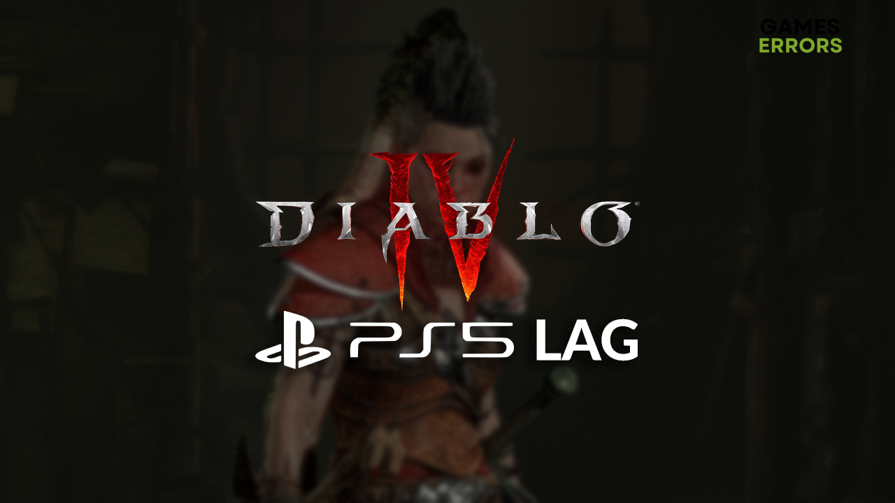 Diablo 4 lag PS5