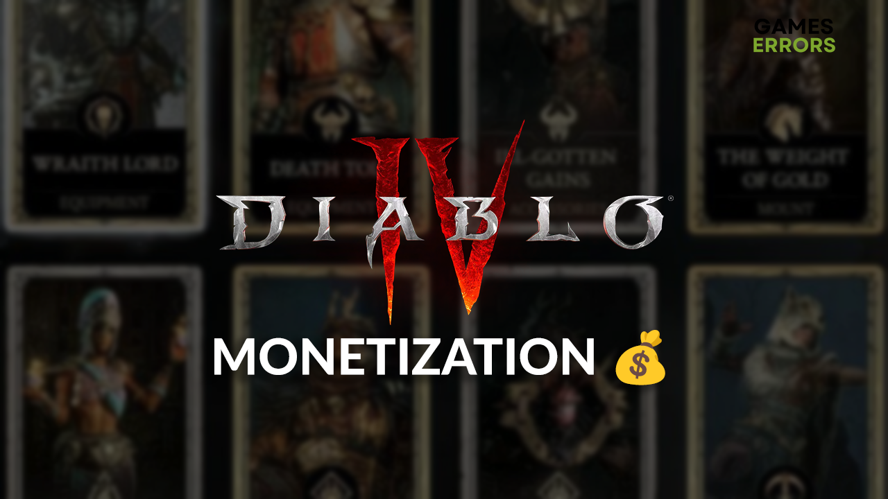 Diablo 4 Monetization