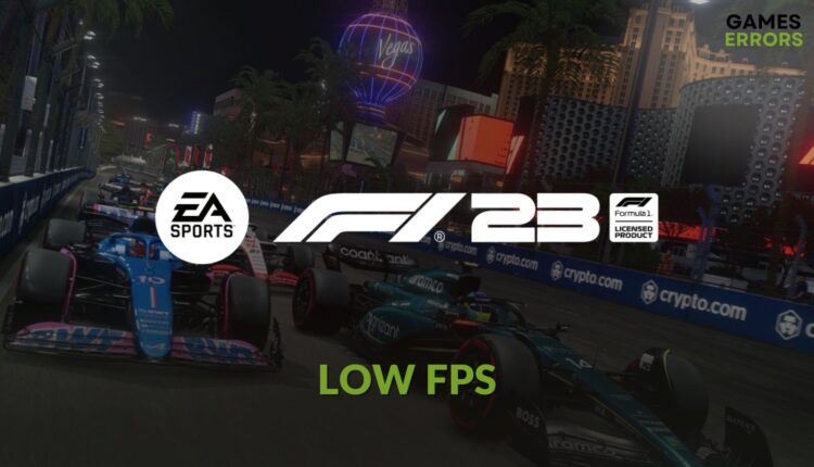 fix f1 23 low fps