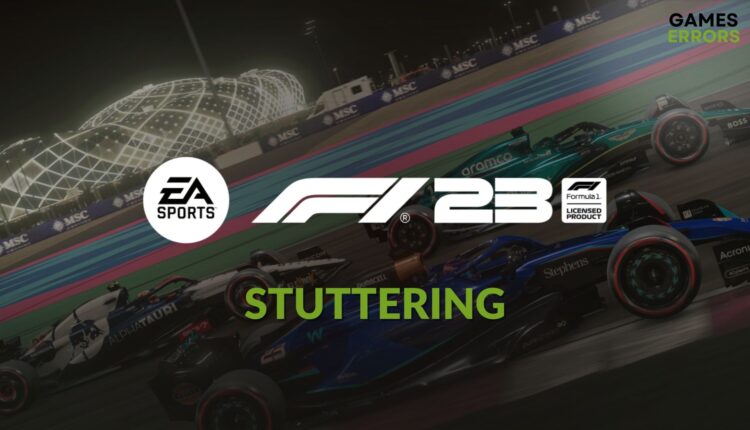 how to fix f1 23 stuttering