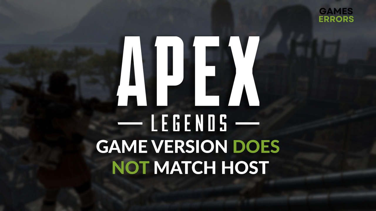 game version does not match host Apex Legends